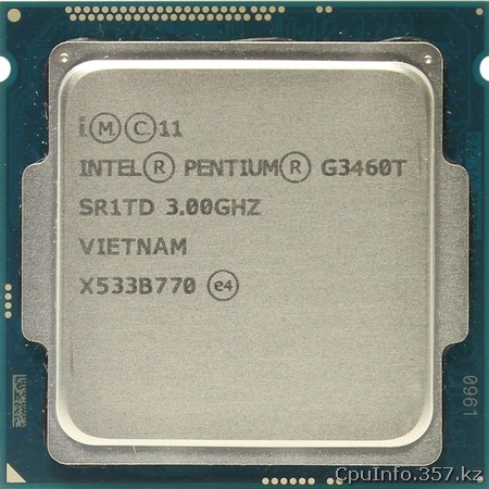 Процессор G3460T фото передней стороны