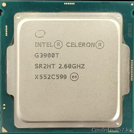 Процессор G3900T фото передней стороны