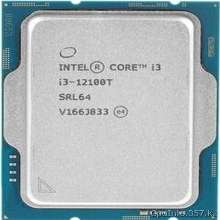 Процессор i3-12100T фото передней стороны