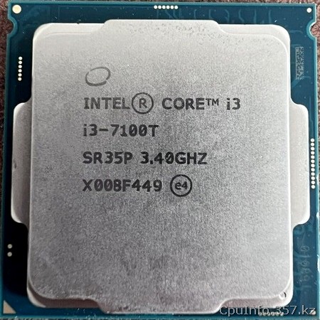 Процессор i3-7100T фото передней стороны