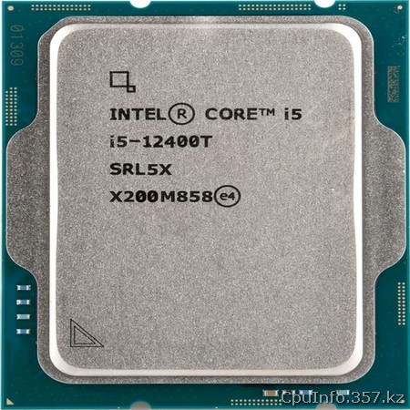 Процессор i5-12400T фото передней стороны