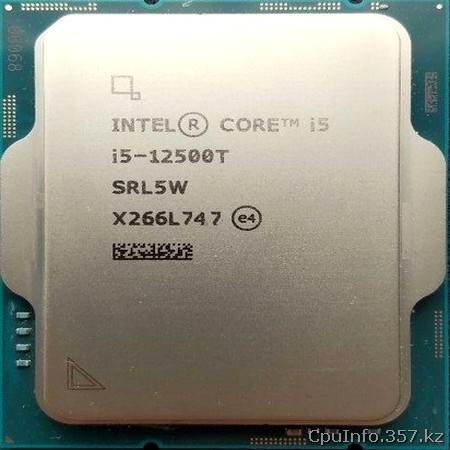 Процессор i5-12500T фото передней стороны