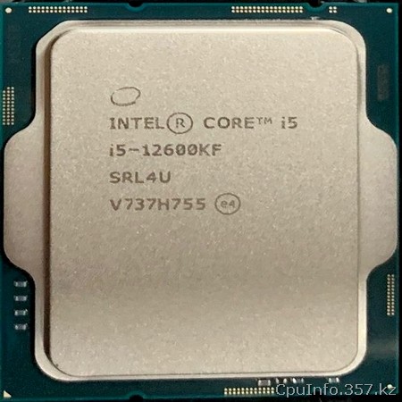 Процессор i5-12600KF фото передней стороны