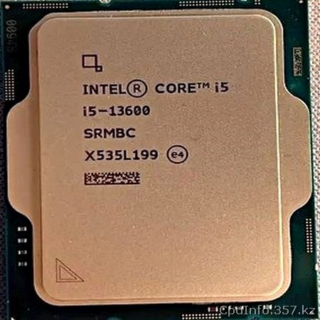 Процессор i5-13600 фото передней стороны