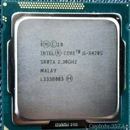 Процессор i5-3470S фото передней стороны