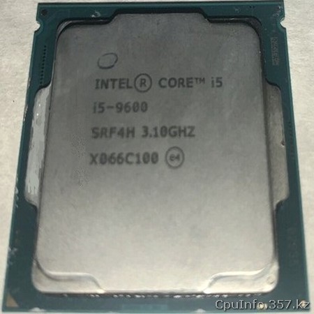 Процессор i5-9600 фото передней стороны