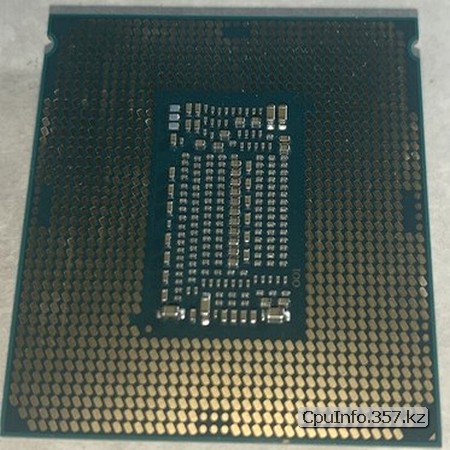 Процессор i5-9600 фото обратной стороны