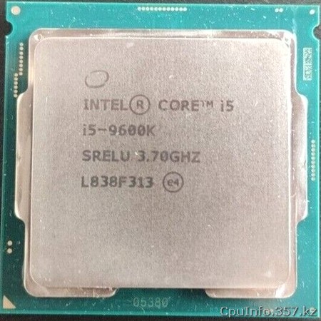 Процессор i5-9600K фото передней стороны