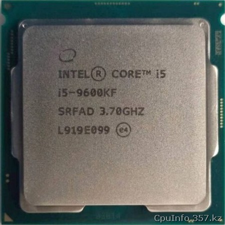 Процессор i5-9600KF фото передней стороны