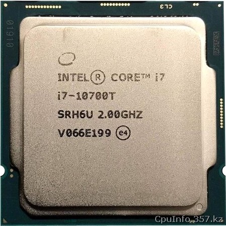 Процессор i7-10700T фото передней стороны