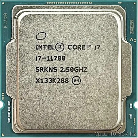 Процессор i7-11700 фото передней стороны