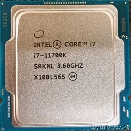 Процессор i7-11700K фото передней стороны