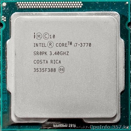 Процессор i7-3770 фото передней стороны