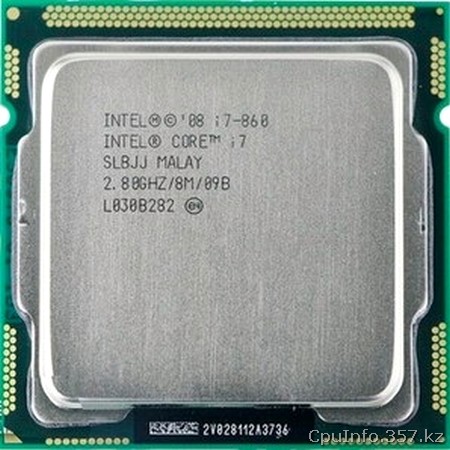 Процессор i7-860 фото передней стороны