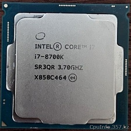 Процессор i7-8700K фото передней стороны